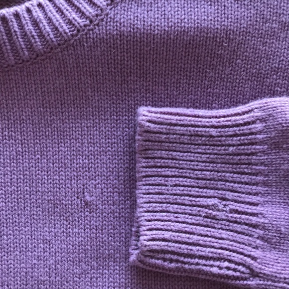 Vince Purple Cashmere Medium Weight Boxy Sweater S - Picture 5 of 10